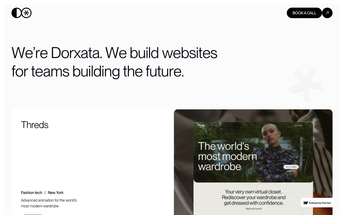 Dorxata, a Webflow agency that builds digital experiences